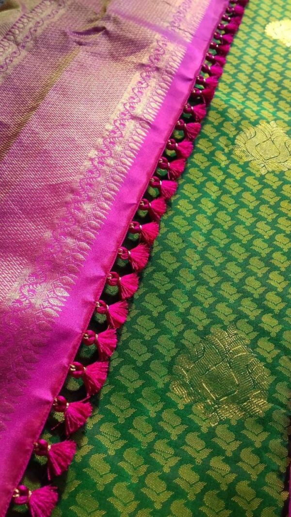 Silk Thread Saree Pallu - Image 7