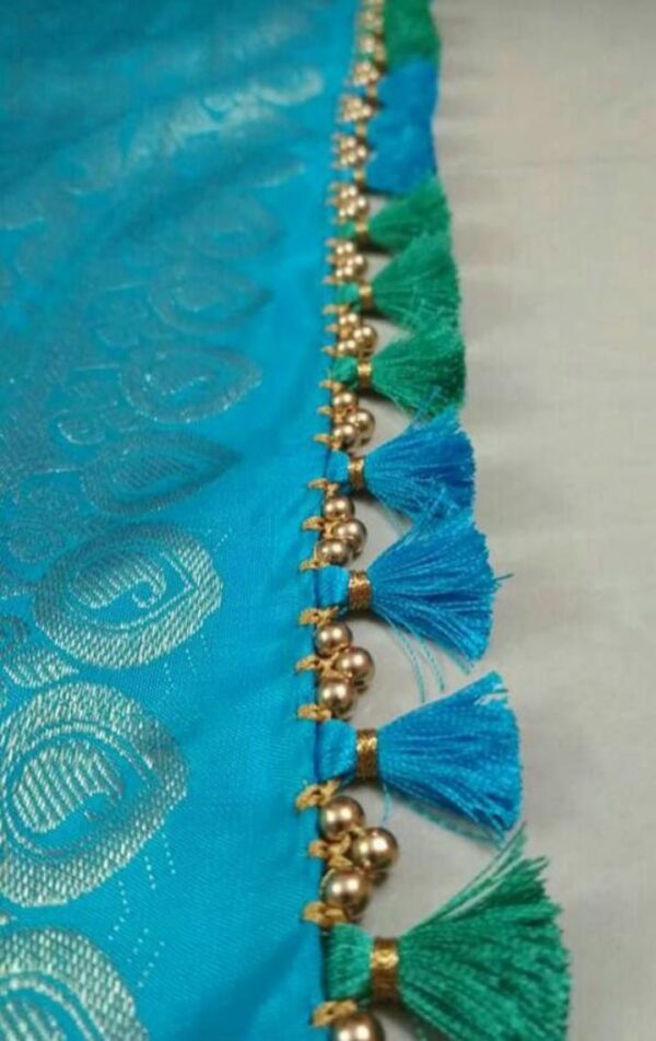 silk Thread Saree Pallu - Image 2