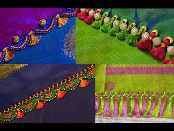 silk Thread Saree Pallu - Image 3